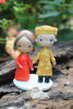 Picture of Ao Dai Wedding Cake Topper, Vietnam traditional wedding cake topper