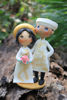 Picture of Ao Dai Wedding Cake Topper