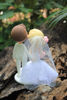 Picture of Peach Wedding Cake Topper