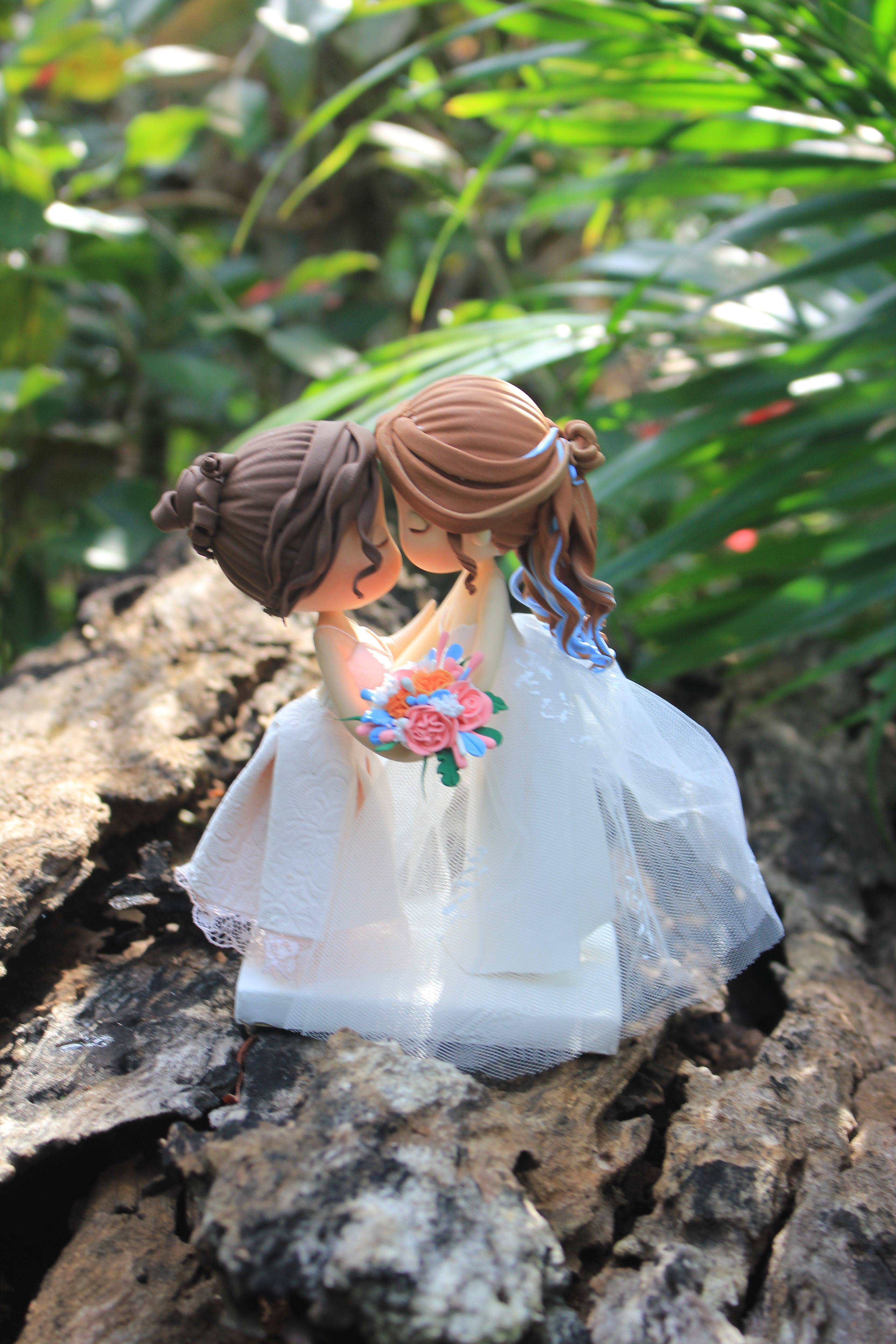 Lesbian Wedding Cake Topper