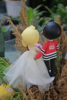 Picture of Quarantine wedding cake topper, Hockey fan wedding cake topper