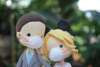 Picture of Bookworm and Mickey wedding cake topper, Quarantine wedding topper