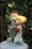 Picture of Bookworm and Mickey wedding cake topper, Quarantine wedding topper