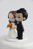 Picture of Quarantine Bride & Groom Quarantine Wedding cake topper