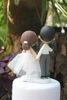 Picture of Quarantine wedding cake topper, Irish wedding bride & groom topper