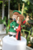 Picture of Vietnam Ao dai wedding cake topper