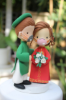 Picture of Vietnam Ao dai wedding cake topper