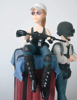 Picture of PUBG wedding topper, Game commission clay figurine