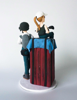 Picture of PUBG wedding topper, Game commission clay figurine