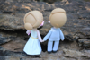 Picture of Classic traditional wedding topper bride and groom