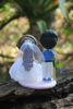 Picture of Baseball wedding cake topper,  Blue Jays wedding topper