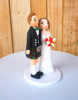 Picture of Funny wedding cake topper, Pinch love wedding cake topper