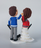 Picture of Hockey fan wedding, High Five wedding topper