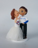 Picture of Toronto Blue Jays wedding cake topper, Baseball fan wedding cake topper