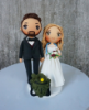 Picture of Star Wars wedding cake topper, Gamer and Nurse wedding cake topper