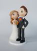 Picture of Superhero wedding cake topper, Superman wedding cake topper