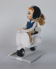 Picture of Vespa wedding cake topper, Scooter wedding topper