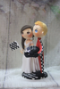 Picture of F1 wedding cake topper