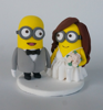 Picture of Funny Wedding cake topper, Minion wedding cake topper