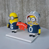 Picture of Minion birthday cake topper, Happy 60th birthday