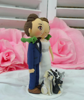 Picture of Wedding cake topper, Lesbian wedding cake topper