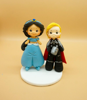 Picture of Jasmine and Thor wedding cake topper, Disney fan wedding