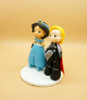 Picture of Jasmine and Thor wedding cake topper, Disney fan wedding
