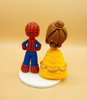 Picture of Spider Man and Bella wedding cake topper