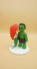 Picture of Hulk and Mermaid wedding cake topper figurine