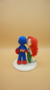 Picture of Mermaid and Captain America wedding cake topper