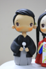 Picture of Kimono Japan wedding cake topper