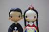 Picture of Kimono Japan wedding cake topper