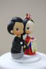 Picture of Kimono Japan wedding cake topper