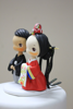 Picture of Kimono Japan wedding cake topper