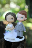 Picture of Hockey  Wedding Cake Topper