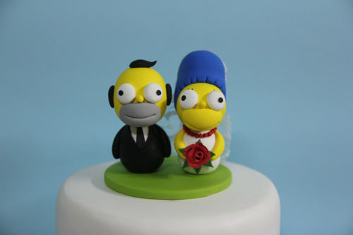 Picture of Simpson Wedding cake topper