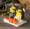 Picture of Autumn Wedding cake topper, Minion Bride & groom