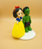 Picture of Snow White and Hulk Wedding Cake Topper
