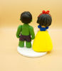 Picture of Snow White and Hulk Wedding Cake Topper