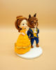 Picture of Beauty and the Beast Wedding Cake Topper
