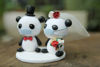 Picture of Panda Wedding Cake Topper, Woodland Wedding Topper