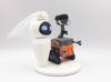 Picture of Wall E & Eve Wedding Cake Topper, Movie Inspired Clay Doll