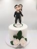 Picture of Personalised Piggy Back Wedding Cake Topper