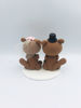 Picture of Beavers Wedding Cake Topper,  Animal Clay Figurine