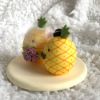 Picture of Pineapple Wedding Cake Topper, Hawaii wedding cake topper