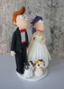Picture of The Futurama Wedding Cake Topper, Fry & Leela wedding topper