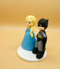 Picture of Personalized wedding cake topper, Elsa and Batman Wedding Cake Topper