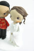 Picture of Custom wedding cake topper, Japanese and Chinese Wedding Cake Topper