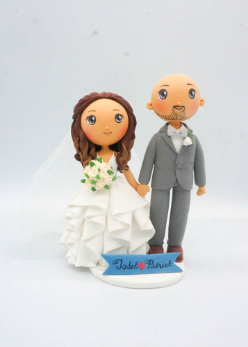 Picture of Beach Wedding Cake Topper