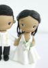 Picture of Barong wedding cake topper bride & groom, Filipino wedding topper